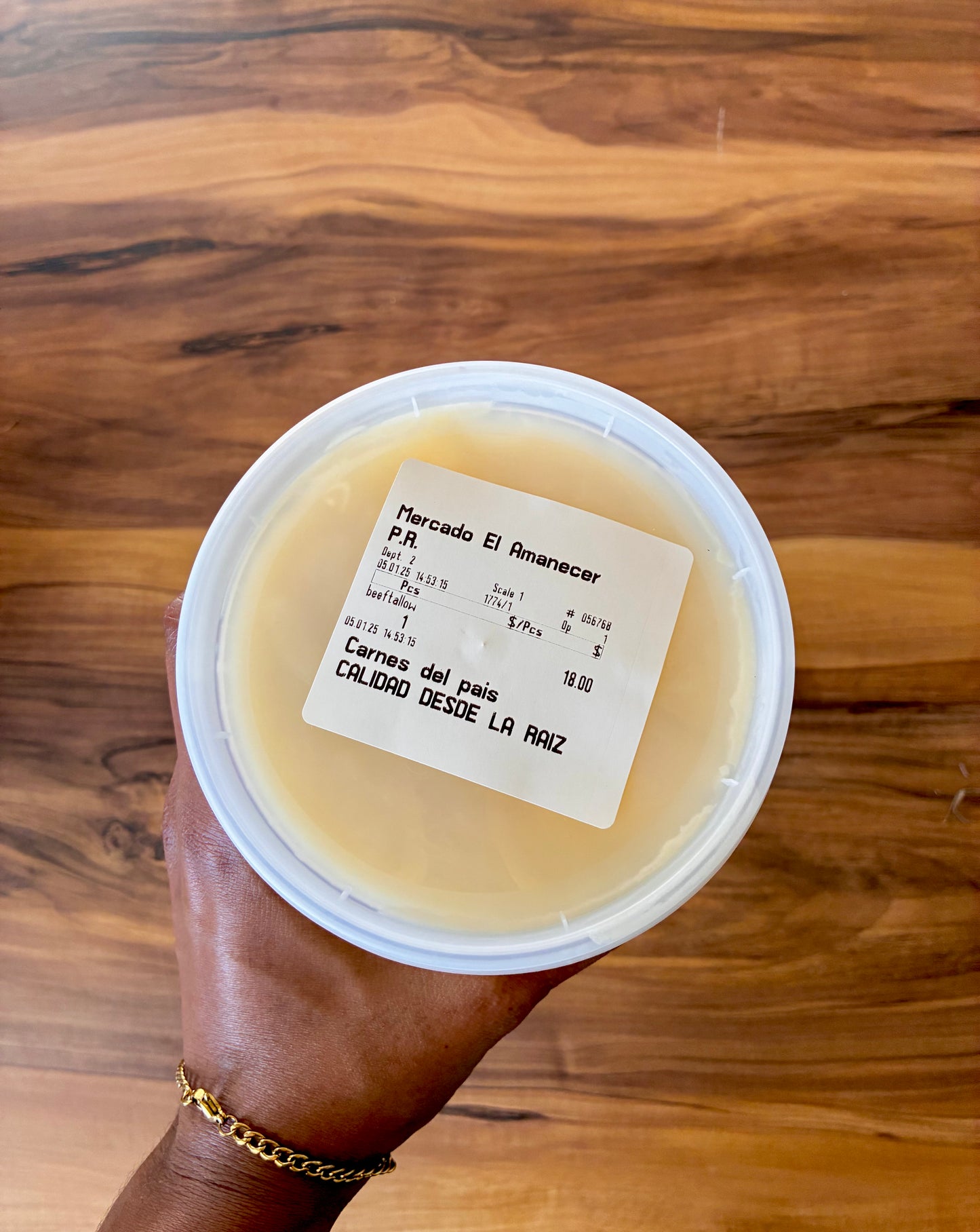 Beef Tallow 100% Natural Manteca de res